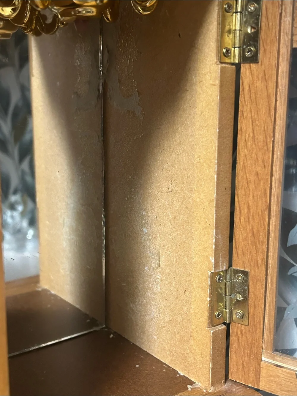 Vintage Wood Jewelry Armoire